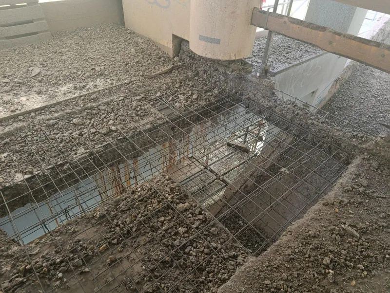 Hydrodemolice (bourání) betonu